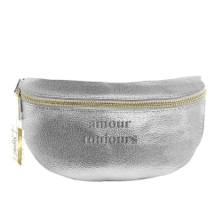 Sac Banane Metal Argent