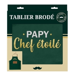 Tablier "Papy Chef Etoile"