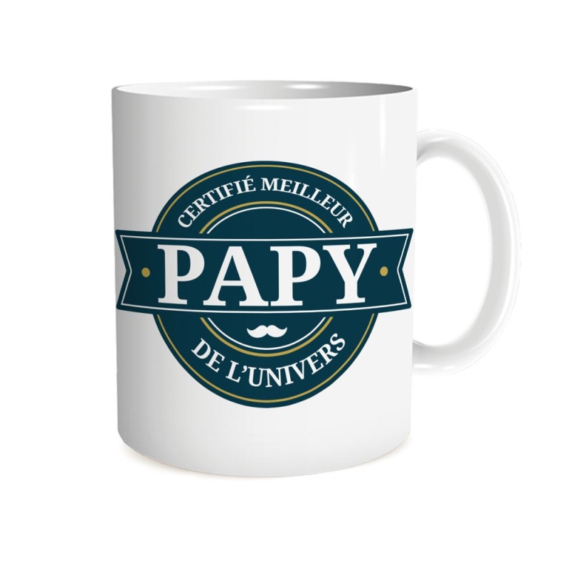 Mug "Certifie Meilleur Papy"