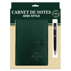 Coffret Carnet Notes+Stylo "Papy"