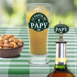 Coffret Verre "Le Pastis De Papy"