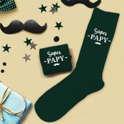 Chaussettes "Super Papy"