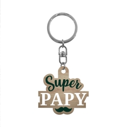 Porte Cle "Super Papy"