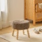 Tabouret d'appoint Spolo chenille tonka