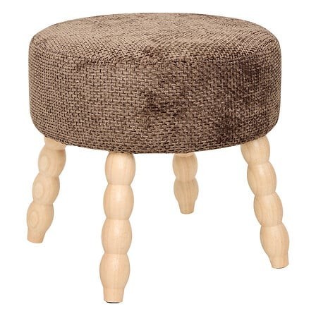 Tabouret d'appoint Spolo chenille tonka