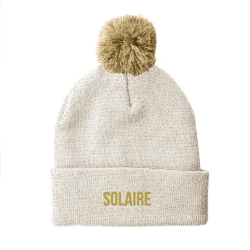 Bonnet Pompon Paillettes Solaire