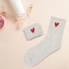 Chaussettes Paillette Courte Coeur