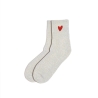 Chaussettes Paillette Courte Coeur