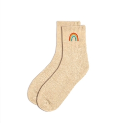 Chaussettes Paillette Courte Arc En Ciel