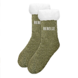 Chaussettes Moumoutes Paillettes Rebelle