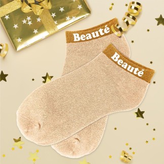 Socquettes paillettes beaute