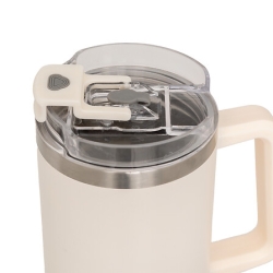 Mug isotherme Alex 1,2 l inox beige