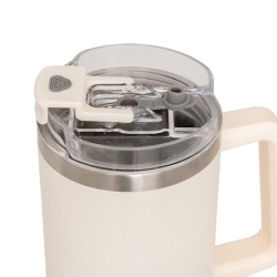 Mug isotherme Alex 1,2 l inox beige