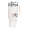 Mug isotherme Alex 1,2 l inox beige