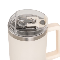 Mug isotherme Alex 1,2 l inox beige