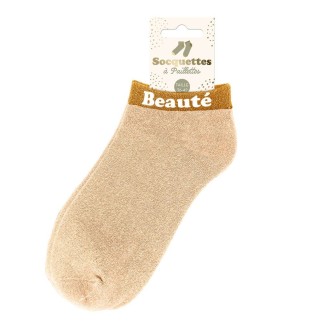 Socquettes paillettes beaute