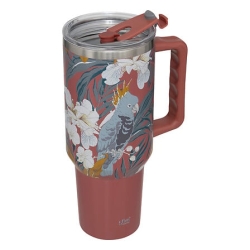 Mug isotherme 1,2 l inox tropical terracotta