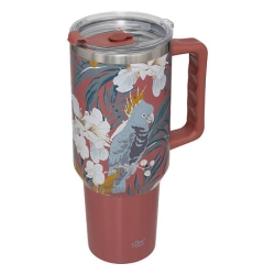 Mug isotherme 1,2 l inox tropical terracotta