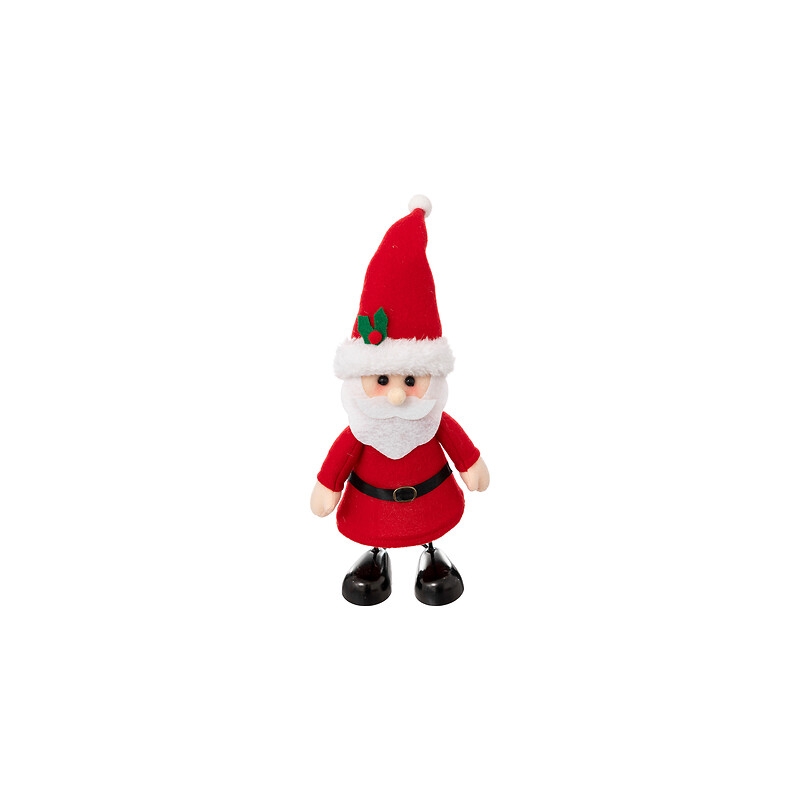 PERE NOEL BONHOMME DE NEIGE RENNE 22CM