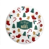 Pack 6 assiettes "magie de noel"