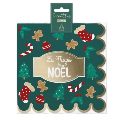 Pack 10 serviettes "magie...