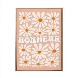 Toile Tuftee Bonheur