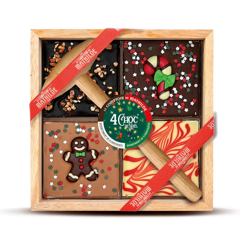 4 Choc' de Noël - Chocolat à casser - 350G