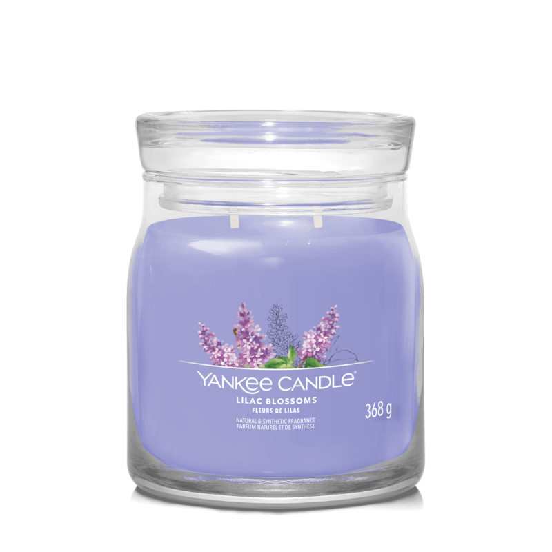 Moyenne bougie Fleurs de lilas