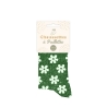 Chaussettes Courtes Paillettes Vert Fleur