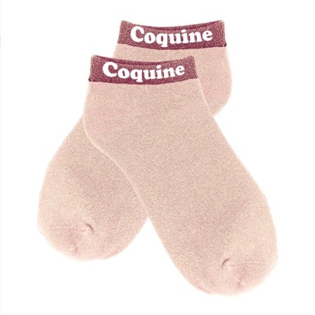 Socquettes paillettes coquine