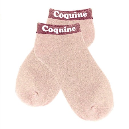 Socquettes paillettes coquine