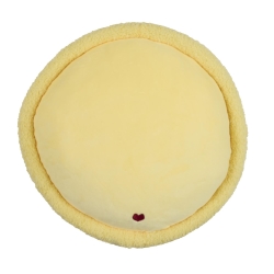 PELUCHE MACARON JAUNE DIAM 36CM KAWAII