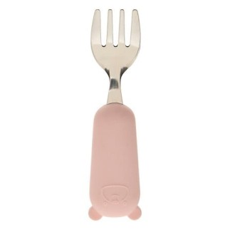 Set couverts cuillère et fourchette Yum rose