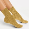 Chaussettes Feston Courtes Paillettes Curry