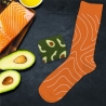 Chaussettes Avocat/Saumon