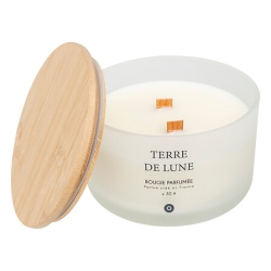 Bougie parfumée Sana 420 g pot verre Terre de Lune