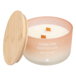 Bougie parfumée Sana 420 g pot verre Terre des Merveilles