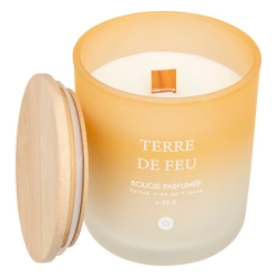 Bougie parfumée Sana 255 g pot verre Terre de Feu