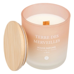 Bougie parfumée Sana 255 g pot verre Terre des Merveilles