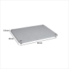 Plateau de cuisine 40 x 30 cm diatomite gris