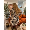 ROBE FLUIDE COURTE FLEURIE ADELE CURVY