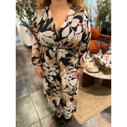 ROBE FLUIDE LONGUE FLEURIE ADELE CURVY