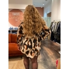 Robe tunique Emeline motif leopard curvy