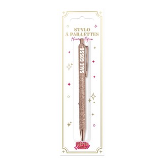 Stylo paillettes GOLD SALE GOSSE