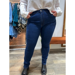 Jeans bleu foncé slim PUSH UP curvy