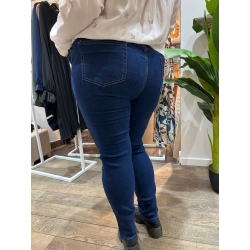 Jeans bleu foncé slim PUSH UP curvy