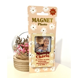 Magnet en bois " Mamie...