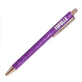 Stylo paillettes VIOLET FOFOLLE