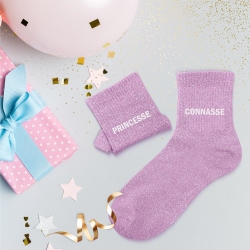 Chaussettes Paillettes Duo Princesse Connasse