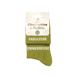 Chaussettes Paillettes Duo...